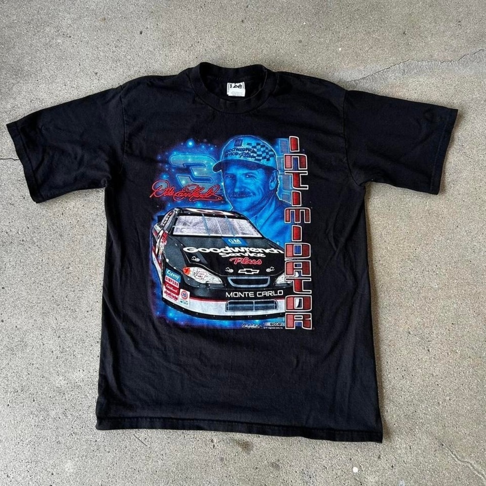 Vintage 90s/early 2000s Dale Earnhardt intimidator big print  nascar Tshirt